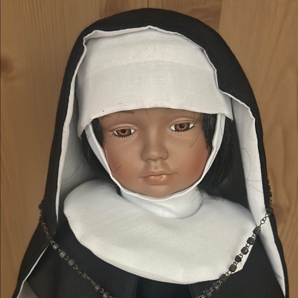 Nun Doll Moret in Black and White Habit